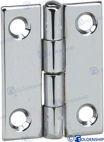 DOOR HINGE INOX  0,6MM  40X40 MM (2)