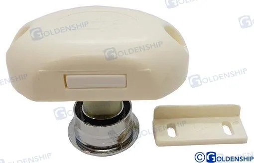 DOOR LATCH (CHROMED BUTTON)